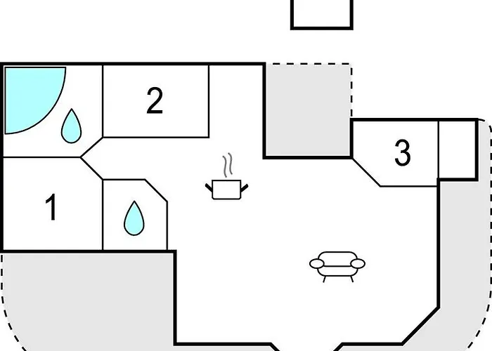 3 Bedroom Cozy In 別荘 シルケボー
